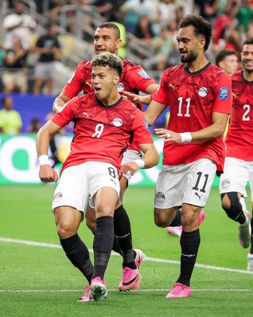 إمام عاشور يحتفل بالهدف