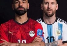 محمد صلاح وليونيل ميسي