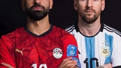 محمد صلاح وليونيل ميسي
